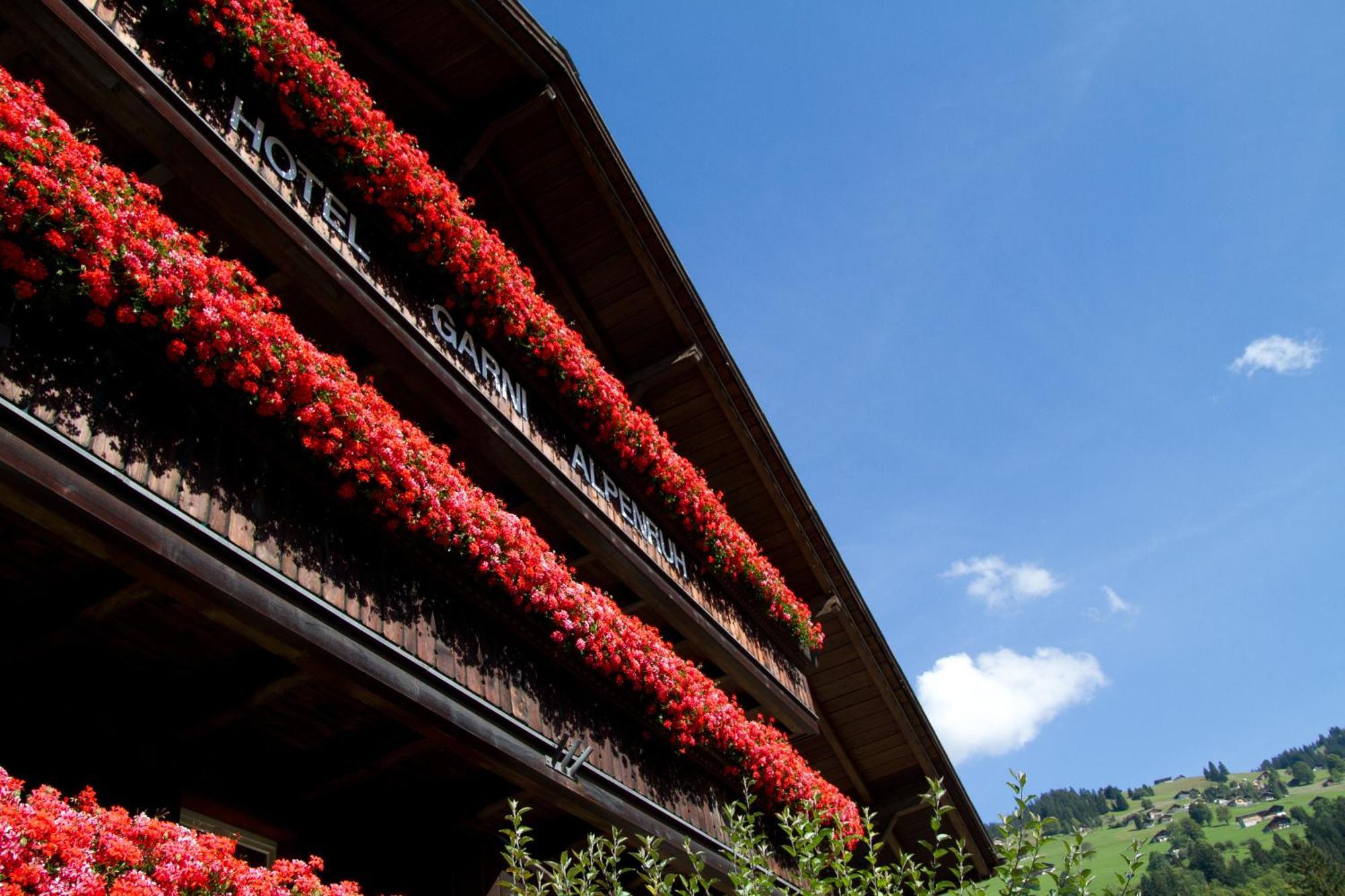 Hotel Garni Alpenruh Lenk Exteriör bild